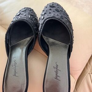 Black Satin dress shoes